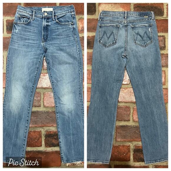 Mother Superior The Rascal Ankle Jeans A Little Dirt Never Hurt Size 28 - Picture 1 of 12